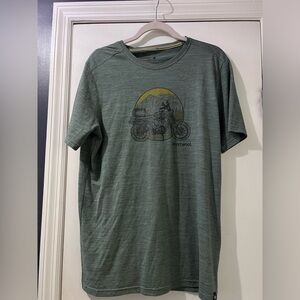 Smartwool Green Motorcycle Graphic Tee